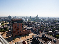 013 : Düsseldorf, Medienhafen, Stadttor, von oben