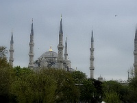 01 DSC2194 Blaue Moschee  Die 6 Minaretts der Blauen Moschee.