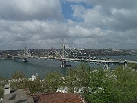 007 L1000695 neue Brücke  Ausblick aus unserem Zimmer auf die neue Brücke