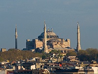 DSC2569 Hagia  Vom Dach des Hotels: Blick auf die Hagia Sofia.