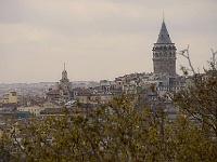 DS032-C2312 Blick vom Topkapi auf Galata-Turm